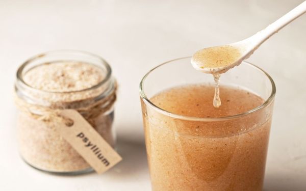 foto de copo com Psyllium