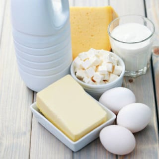 Laticínios e ovos são ricos em vitamina A - Foto: Getty Images