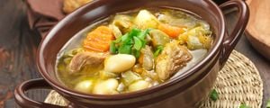 Sopa de legumes com frango